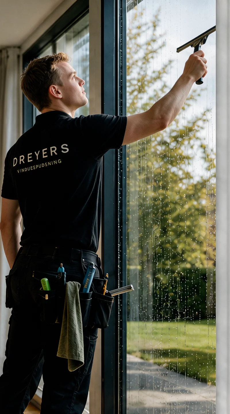 Magnus fra DREYERS pudser vinduer